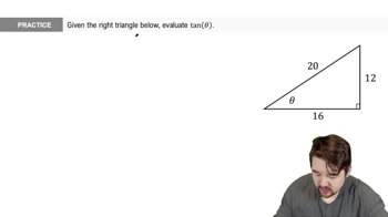 Trigonometric Functions on Right Triangles Practice 2