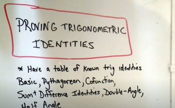 Proving Some Random Trigonometric Identities