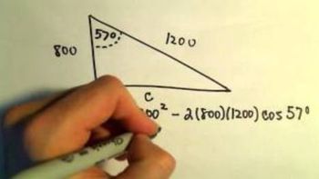 Law of Cosines, Example 2