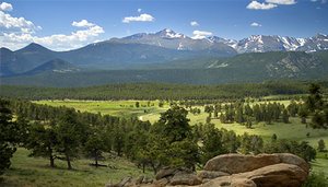 Mountain range as a geographic barrier