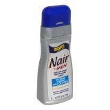 Nair bottle, example of basic solution