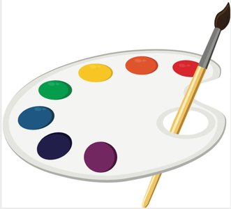 Color palette representing color as an intensive property