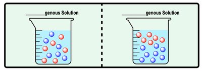Homogeneous and heterogeneous solutions