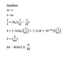 List of additional equations for thermochemistry