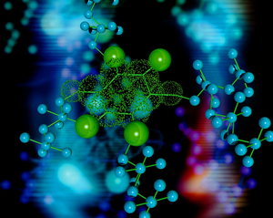 Molecular structure illustration